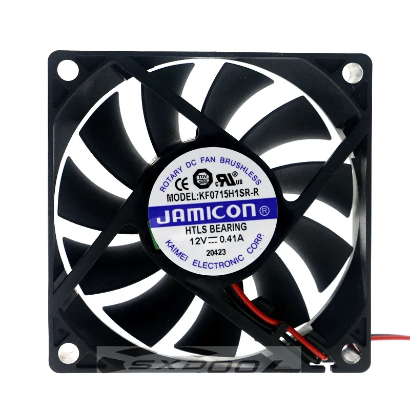 SXDOOL SXDOOL KF0715H1SR-R 70mm 12V 0.41A case fan — product photo
