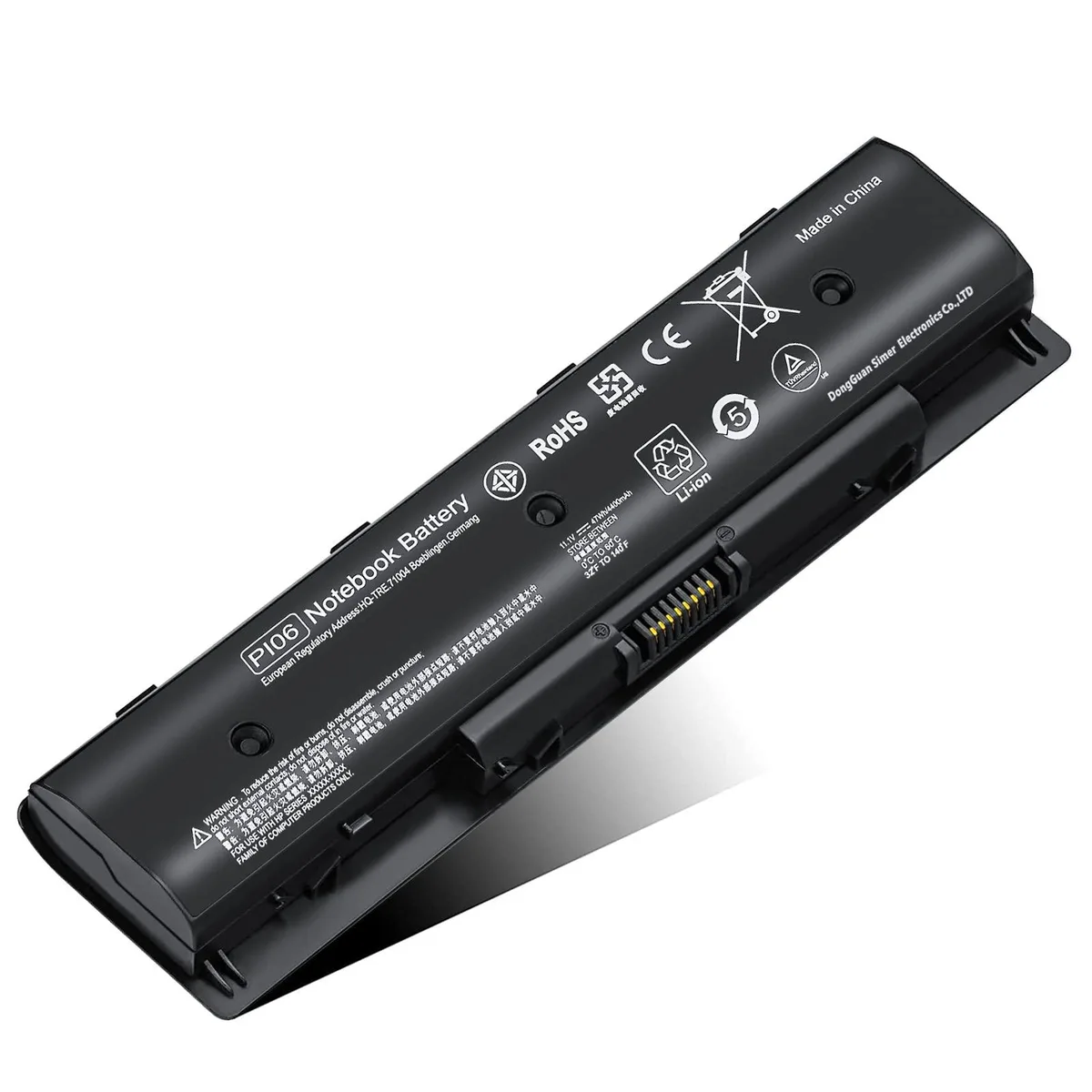 TSKYBEAR PI06 11.1V 4400mAh 47Wh 6-cell laptop battery — product photo
