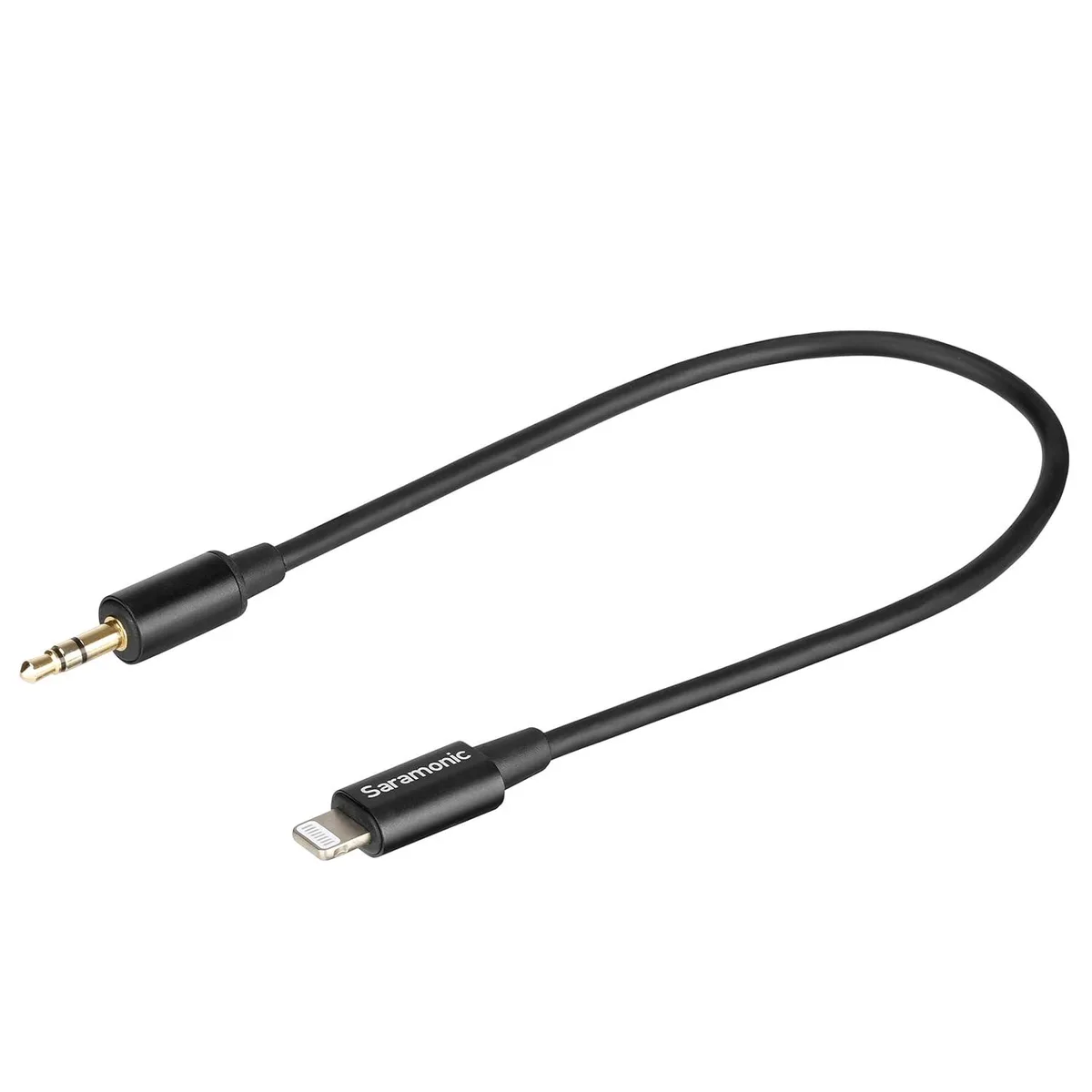 LORDWORLD LORDWORLD SR-C2000 3.5mm TRS Male to Lightning Adapter Cable 9" 22.86cm black — product photo