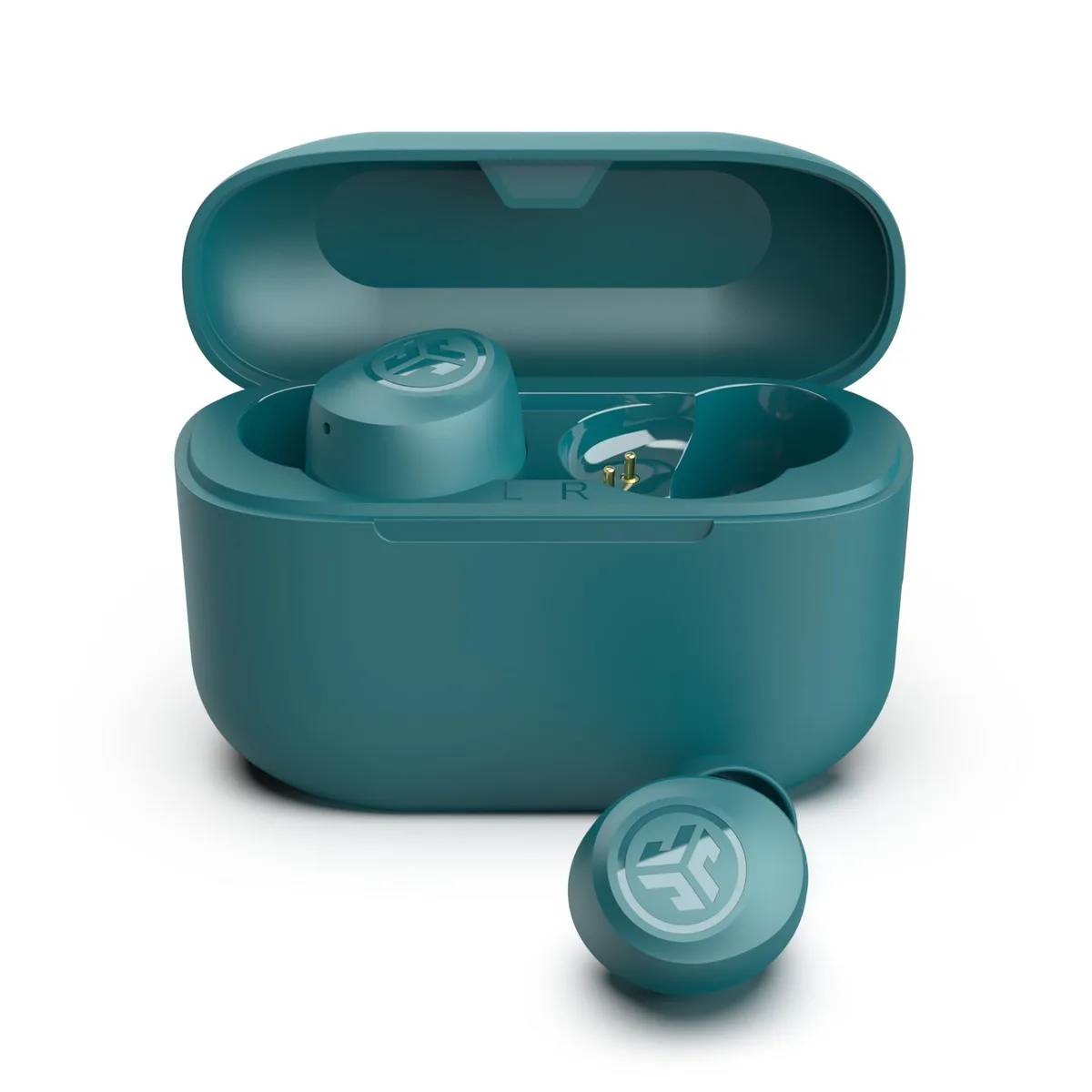 No Sew No Sew Go Pop+ True Wireless Earbuds Teal Bluetooth 5.3 35h — product photo