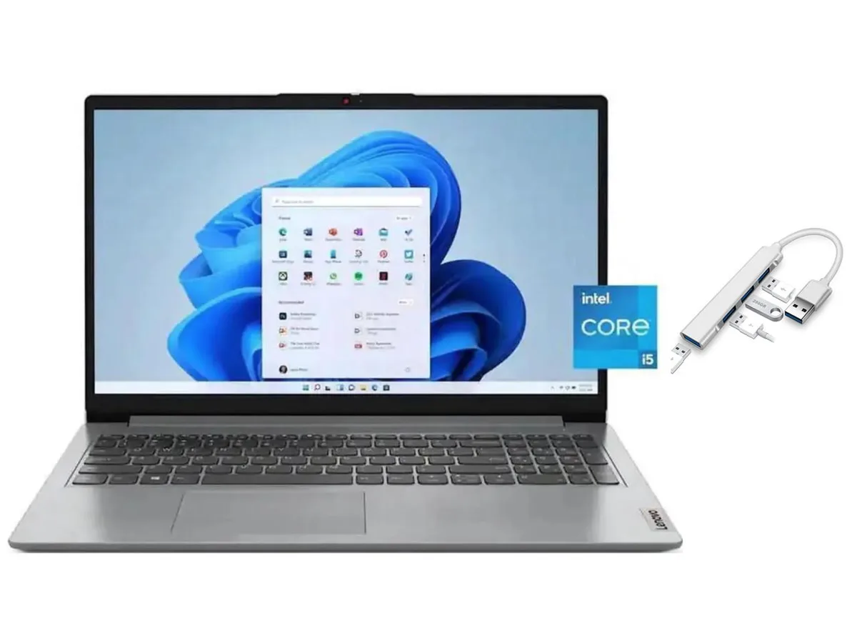 Lenovo Lenovo IdeaPad Slim 3i 15.6" FHD Intel Core i5-1335U 16GB DDR5 256GB SSD Arctic Grey laptop — product photo