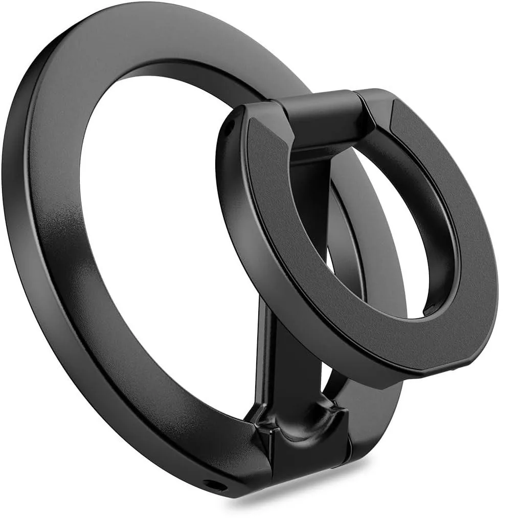 Nakedcellphone Nakedcellphone Magnetic Ring Grip Stand Black — product photo