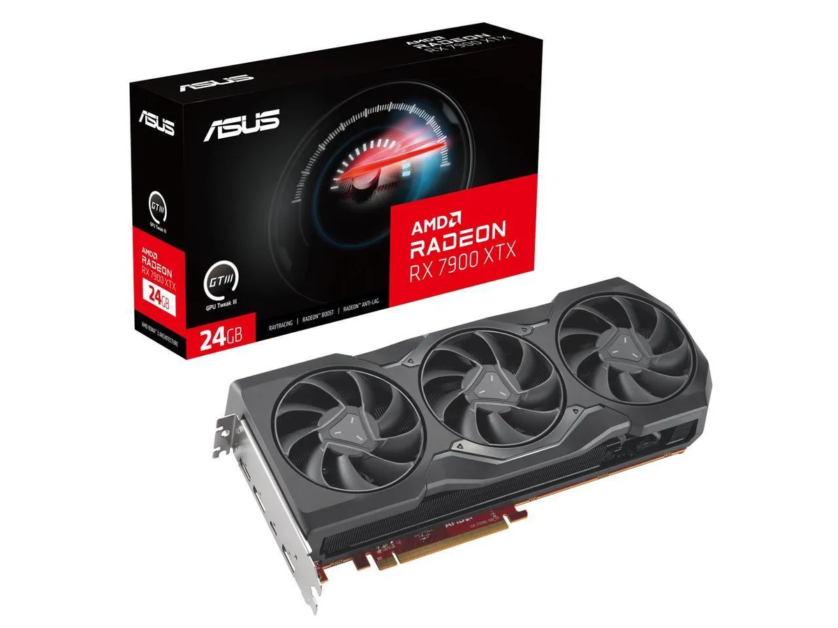 ASUS ASUS Radeon RX 7900 XTX 24GB GDDR6 graphics card — product photo