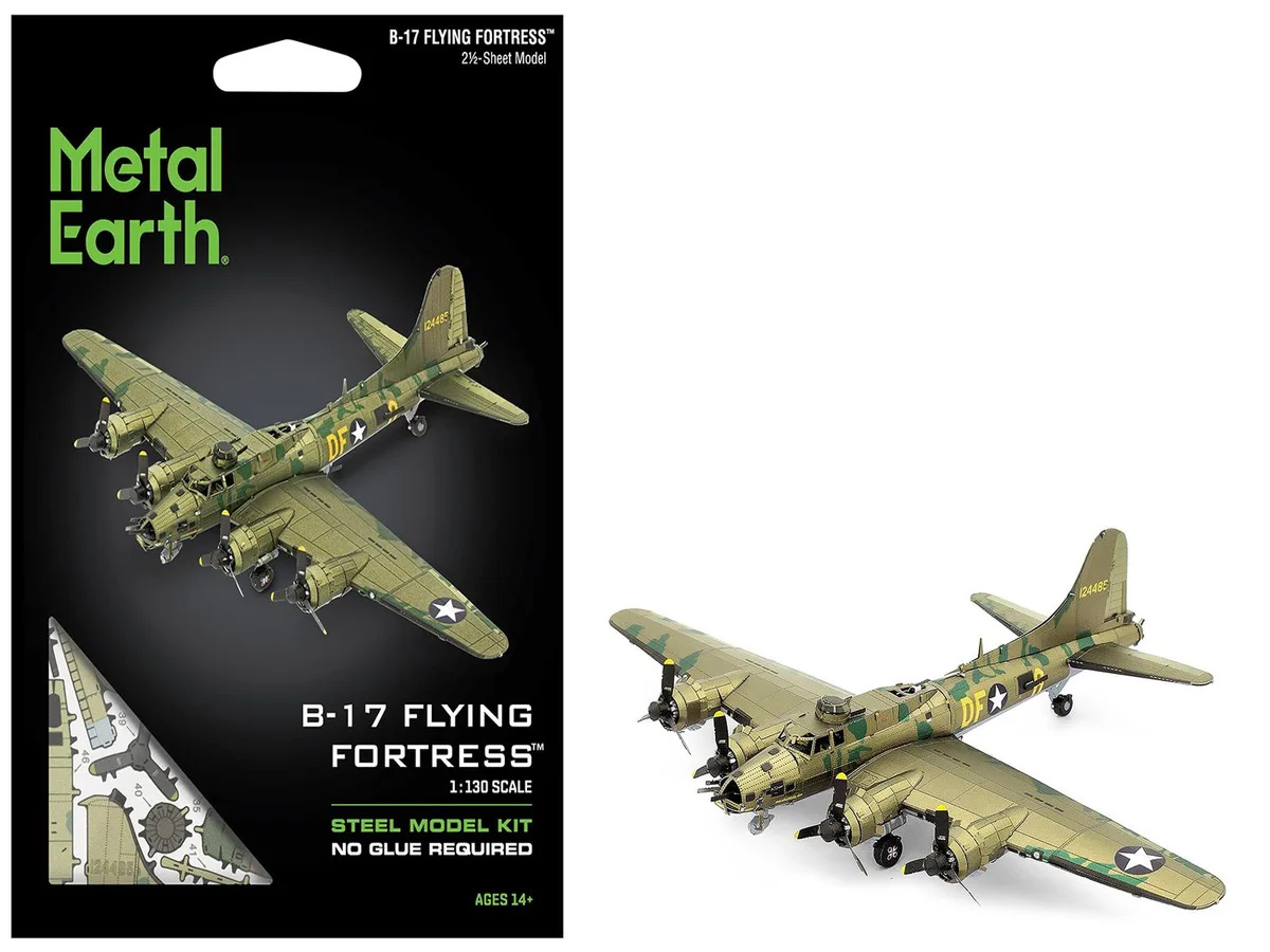 Metal Earth Metal Earth B-17 Flying Fortress WWII Steel Model Kit 76 Parts — product photo