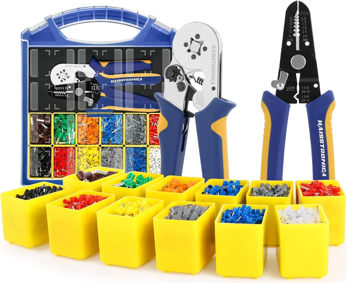 BFKK BFKK Ferrule Crimping Tool Kit 2500pcs AWG 22-7 — product photo