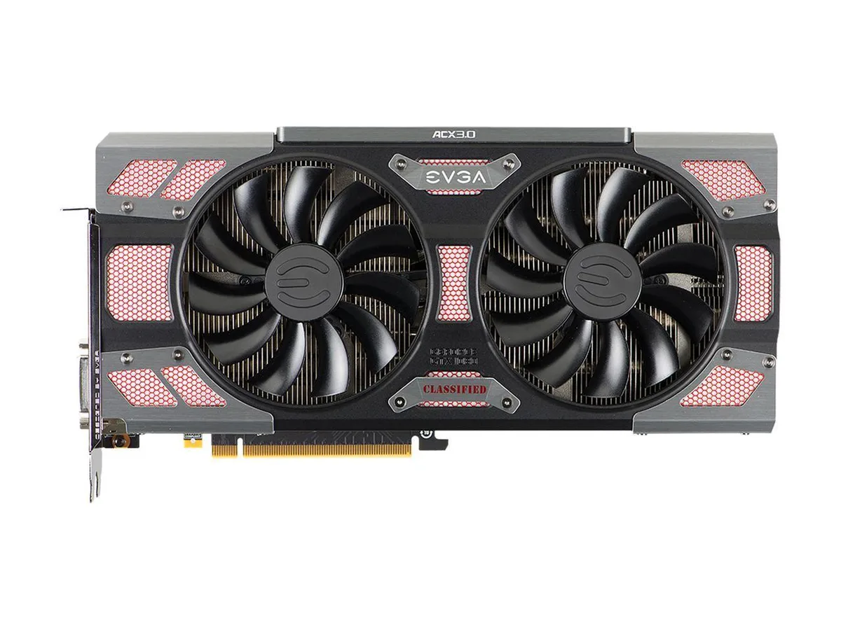 EVGA EVGA GeForce GTX 1080 CLASSIFIED 08G-P4-6386-KR 8GB GDDR5X graphics card — product photo
