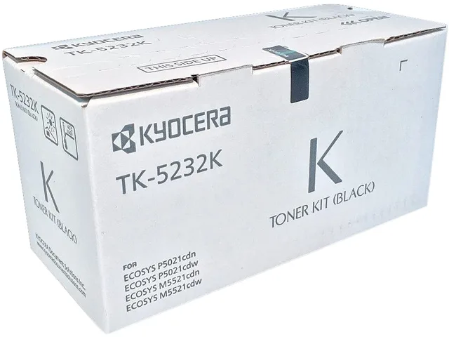 Kyocera Kyocera TK5232K Black Toner Cartridge 2600 Pages — product photo
