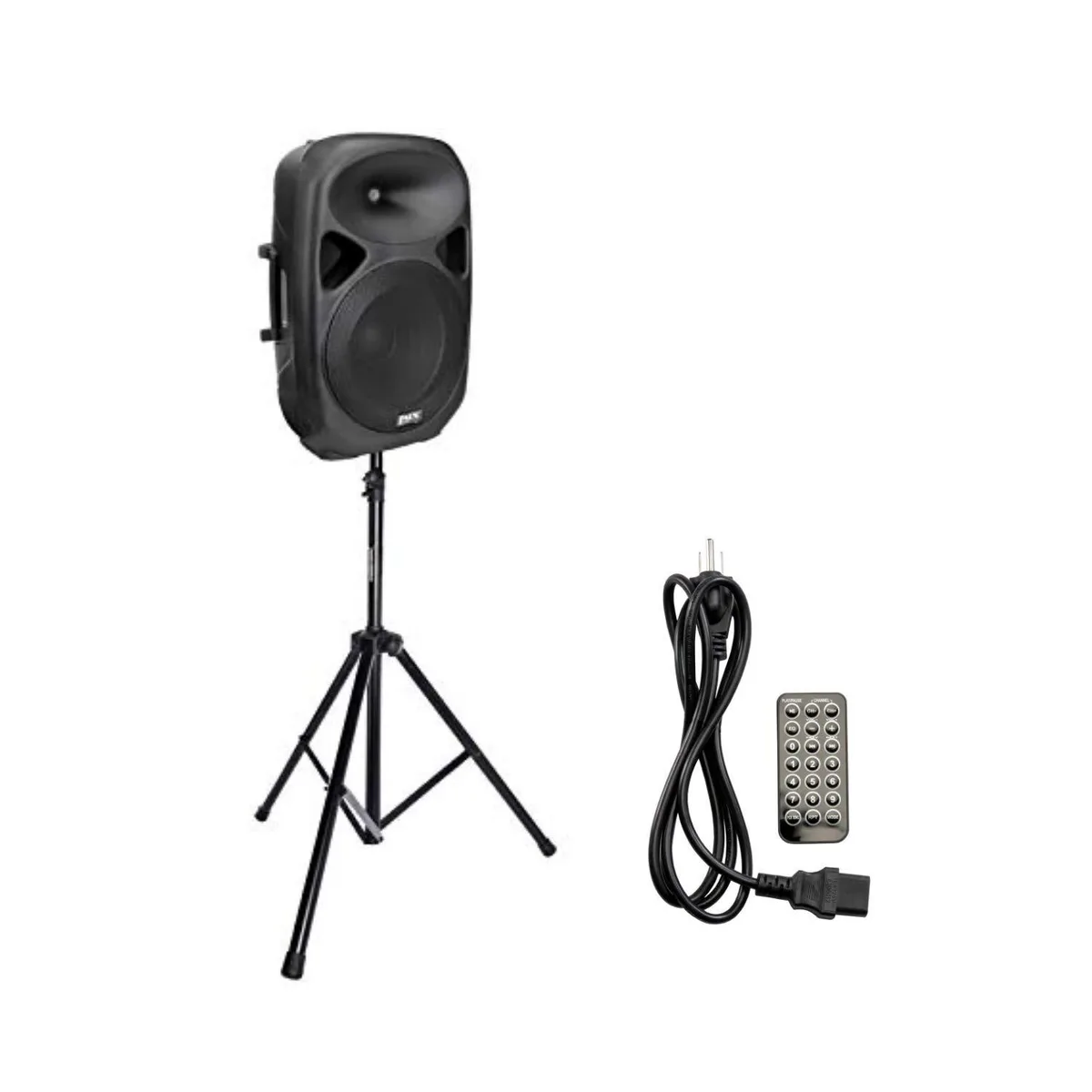 LyxPro LyxPro SPA15 15" 180W PA speaker with stand — product photo