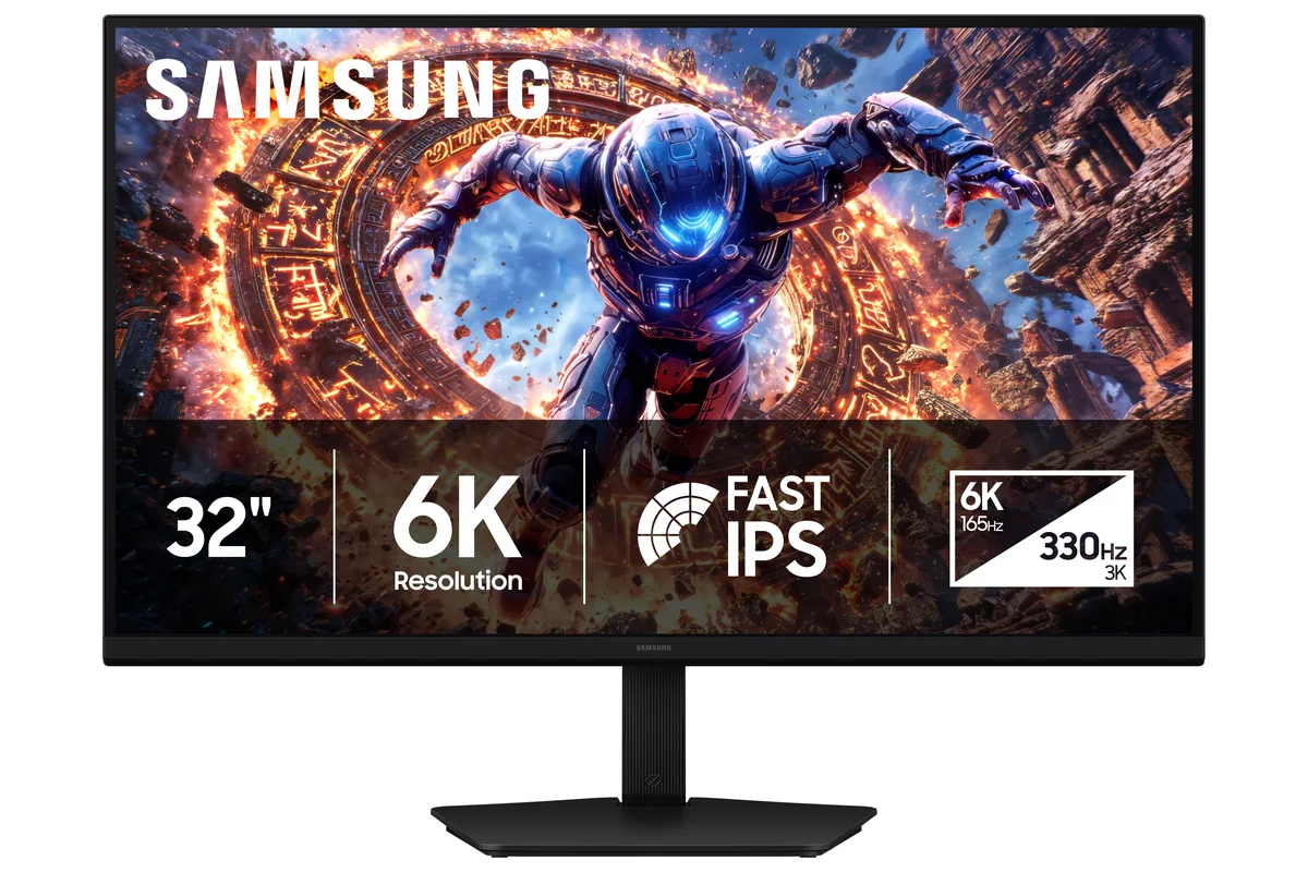 SAMSUNG SAMSUNG Odyssey LS32HG802ESXZA 32" 6K 165Hz/3K 330Hz IPS gaming monitor — product photo
