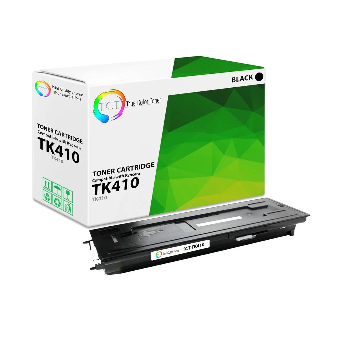 True Color Toner True Color Toner TK410 TK411 Black Toner Cartridge 15000 Pages — product photo