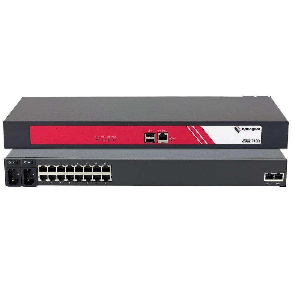 Opengear Opengear CM7116-2-DAC-US 16-port console server — product photo
