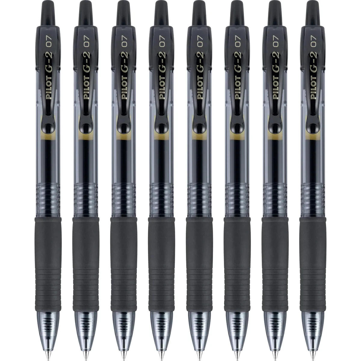 Pilot G2 Gel Pens Fine Point 0.7mm Black Ink 8-Pack — product photo