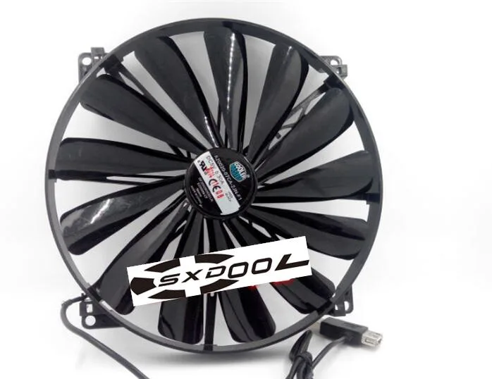 SXDOOL SXDOOL 5V USB case fan 200mm 0.30A — product photo