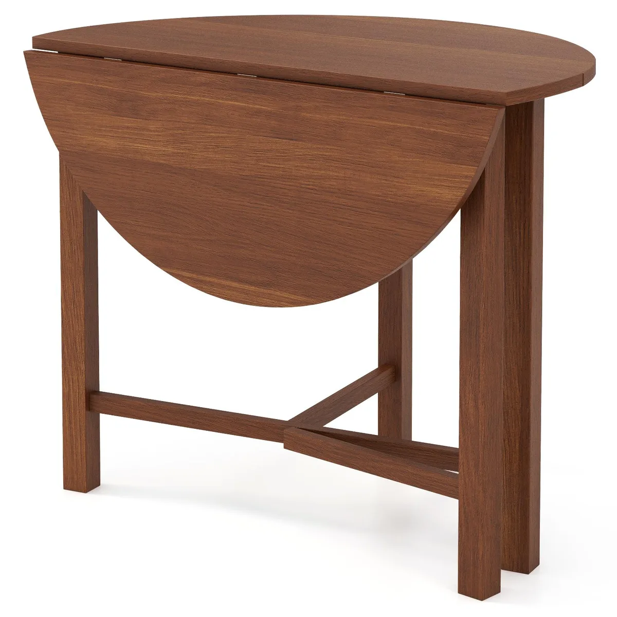 SlickBlue SlickBlue Dual Drop Leaf Dining Table Walnut 35.5" x 35.5" x 29.5 — product photo
