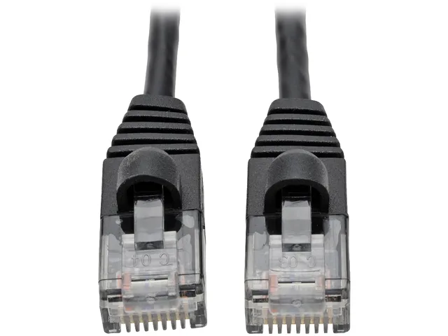 Tripp Lite Tripp Lite N261-S05-BK Cat6a Slim UTP Patch Cable 5 ft Black — product photo
