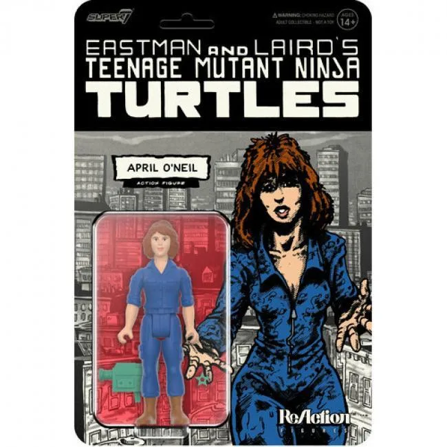 Super7 Super7 RE-TMNT-08893 April O'Neil Comic Color action figure — product photo