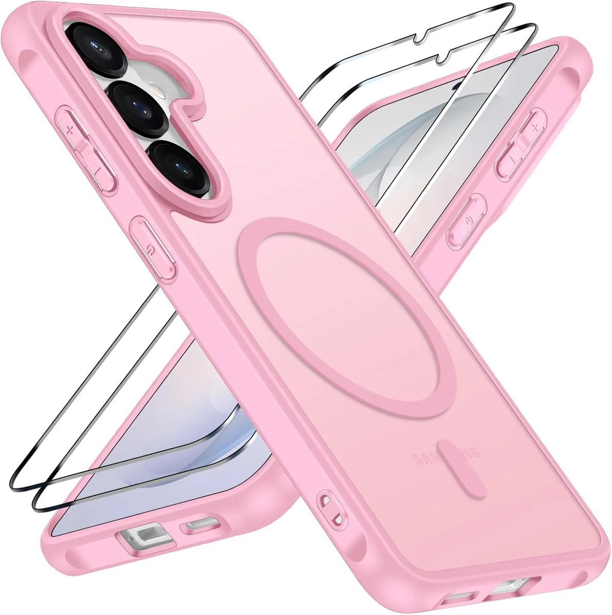 Transcend Transcend Magnetic Case Galaxy S26 5G 6.3 Pink 2026 2-Pack Screen Protector — product photo