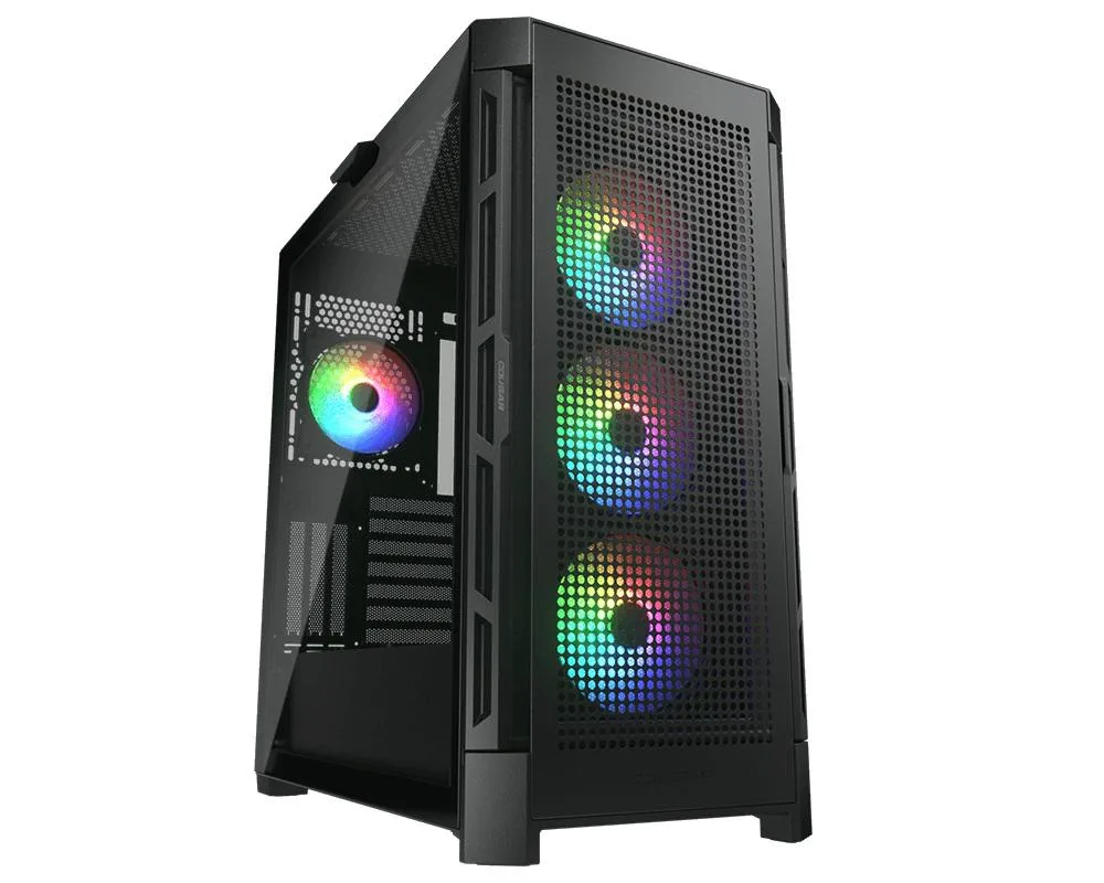 COUGAR COUGAR DuoFace Pro RGB Black ATX Mid Tower PC Case — product photo