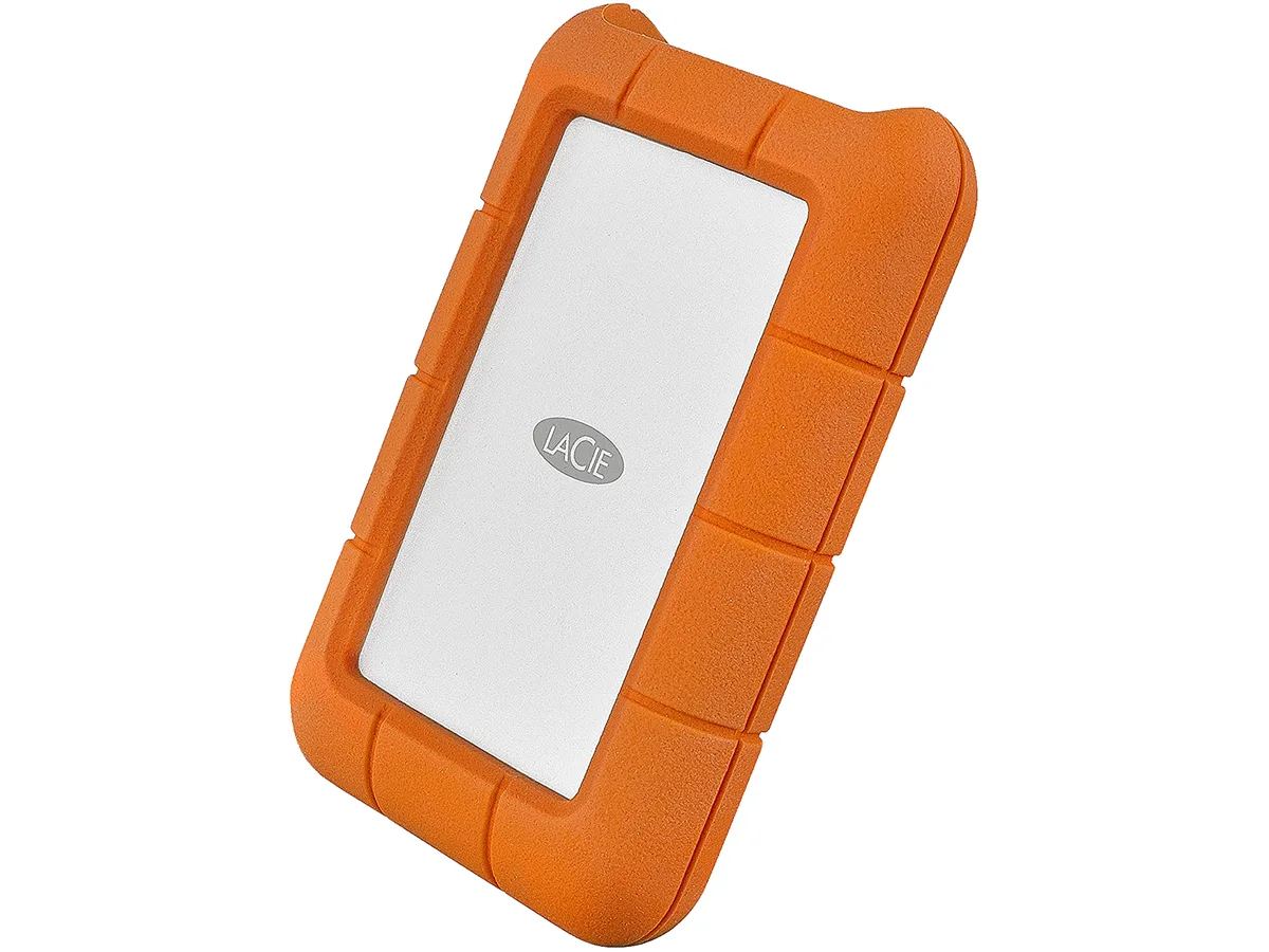 LaCie LaCie STFR4000800 4TB Rugged USB-C portable hard drive — product photo