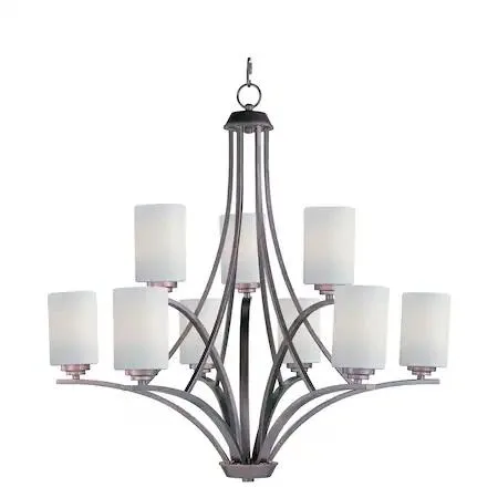 Maxim Maxim 20036SWOI Deven 9-Light 32" Oil Rubbed Bronze Chandelier — product photo