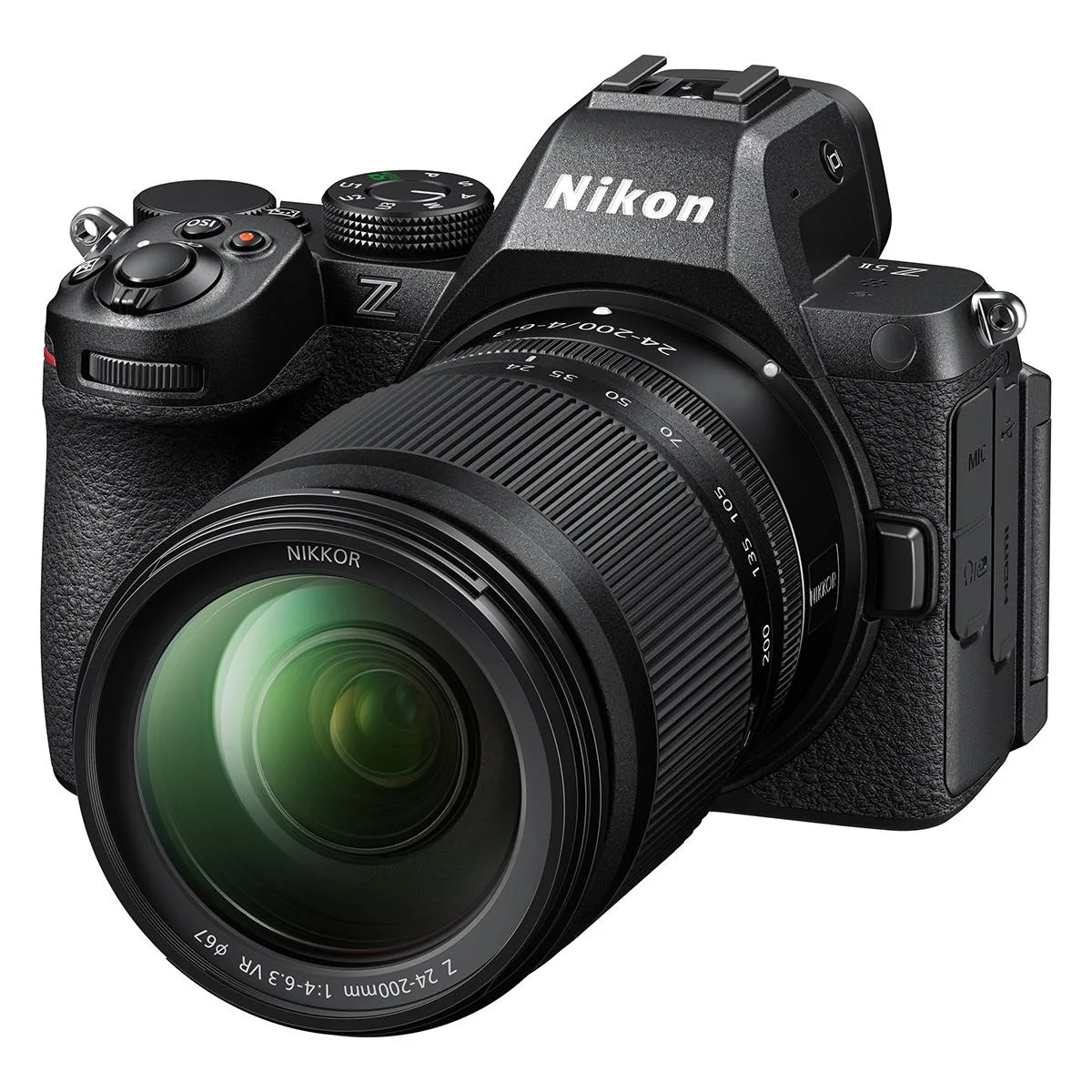Nikon Inc Nikon Z5II Compact Mirrorless Camera with NIKKOR Z 24-200mm f/4-6.3 VR Lens — product photo