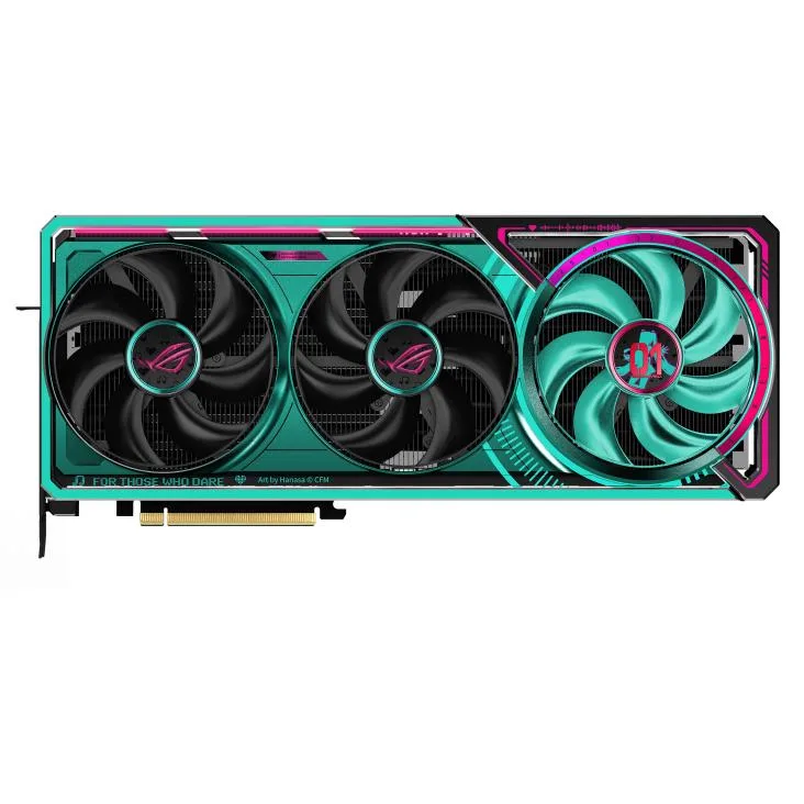 ASUS ASUS ROG ASTRAL MIKU C GeForce RTX 5080 16GB graphics card — product photo