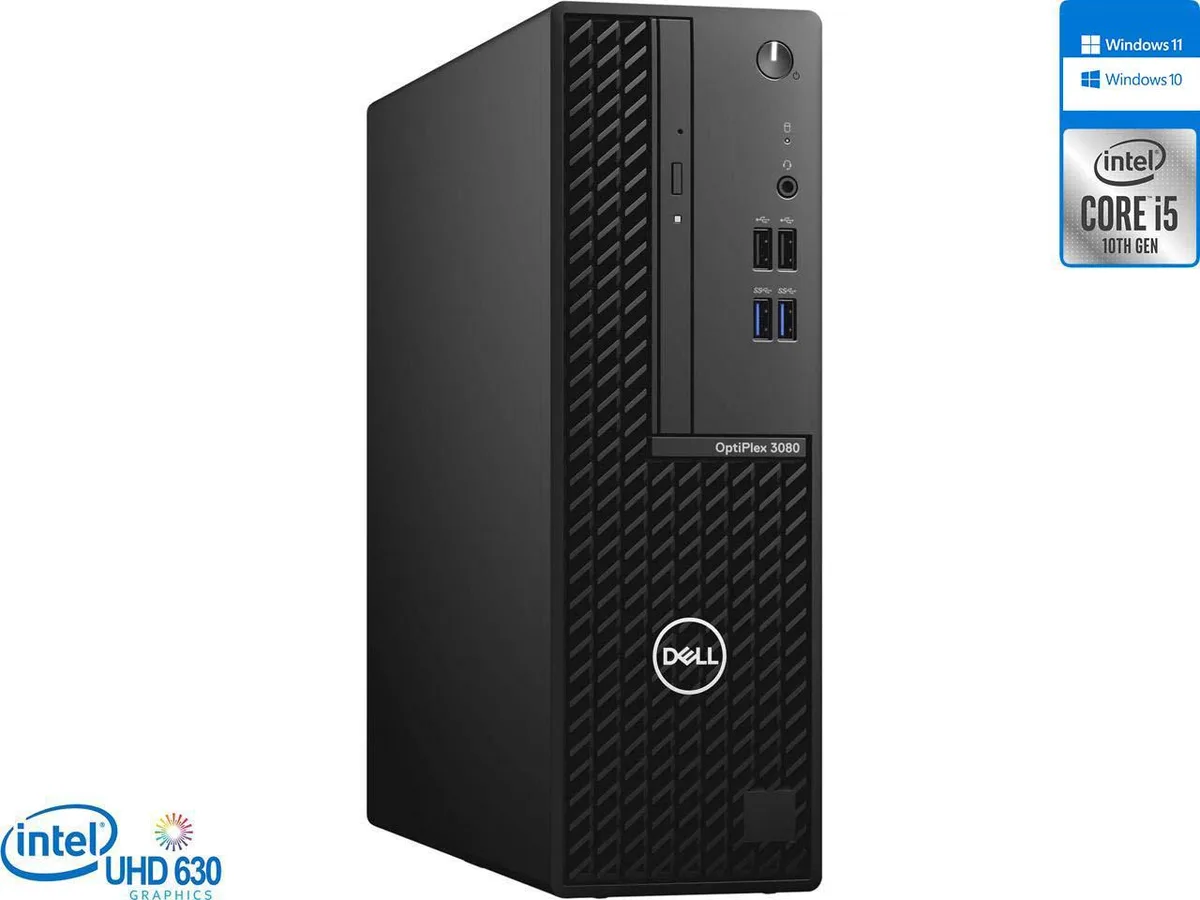 DELL DELL OptiPlex 3080 SFF desktop PC i3-10105 8 GB DDR4 128 GB SSD — product photo