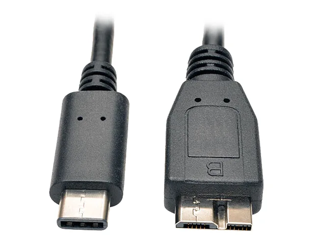 Tripp Lite Tripp Lite U426-003 USB 3.1 Gen 1 Cable USB-C to Micro-B 3 ft — product photo