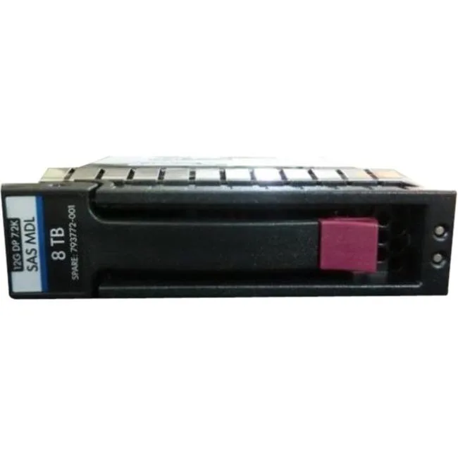 HPE HPE MB8000JEQVAProduct 8 TB 12G SAS 7200 rpm 3.5" 512e internal hard drive — product photo