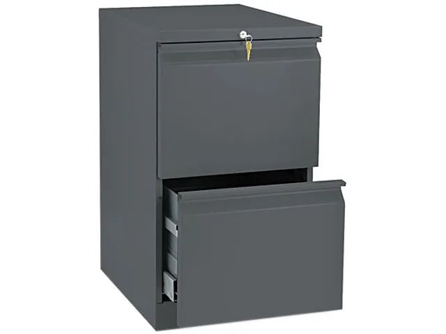 HON HON 33820RS Mobile Pedestal File Two Drawers 19.88" Depth Charcoal — product photo