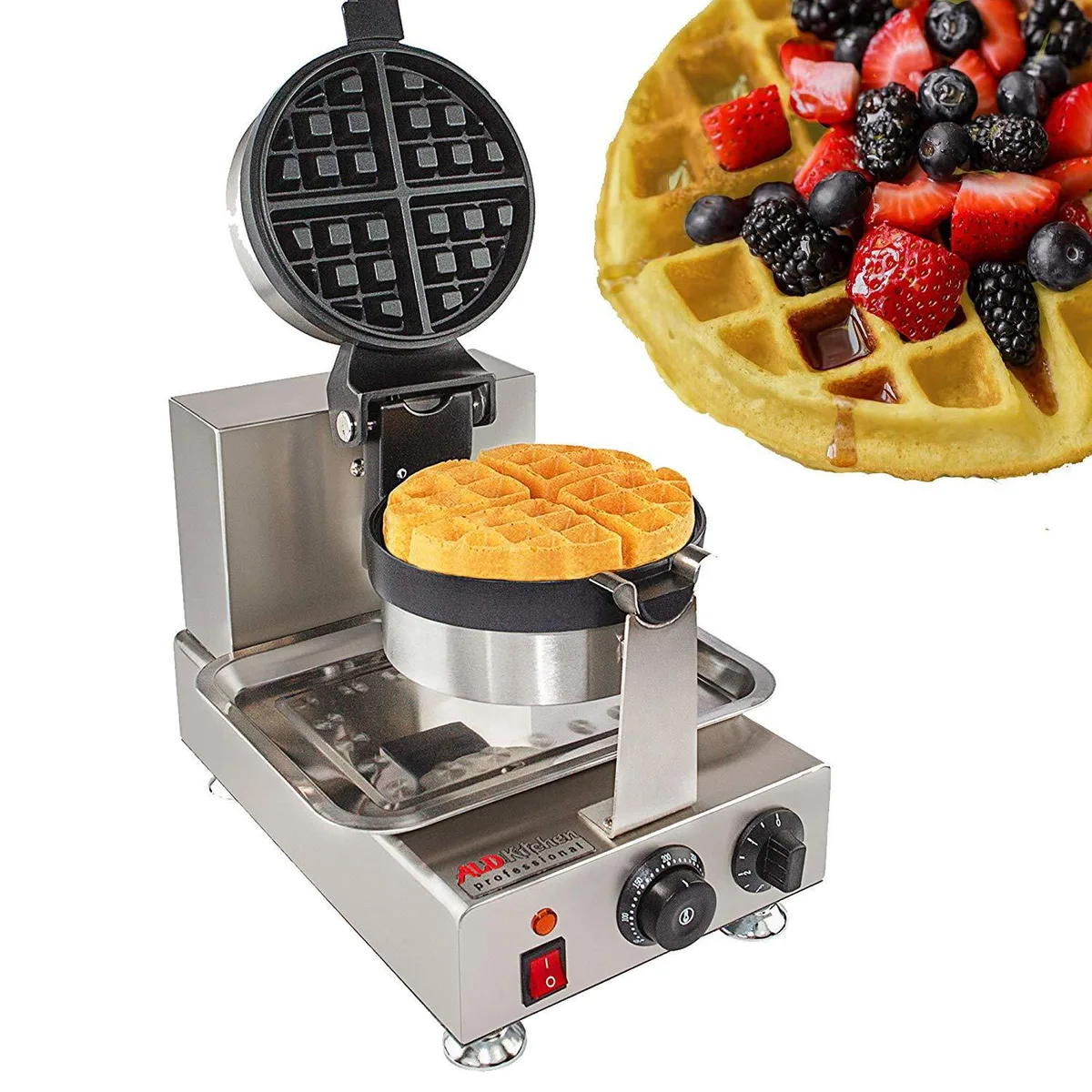 ALDKitchen ALDKitchen AP-595 360° Rotating Waffle Maker — product photo
