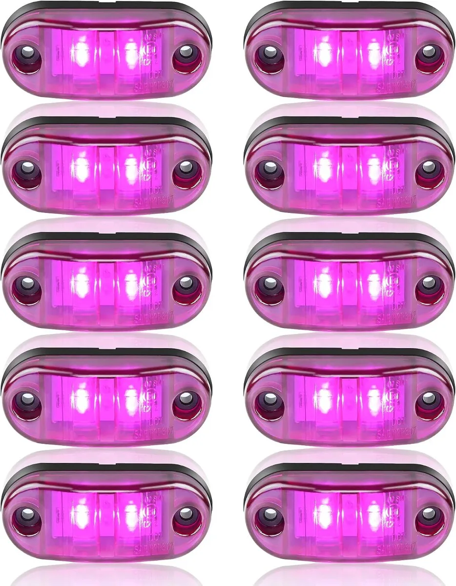 BFKK BFKK DC 12-24V IP68 LED Trailer Light Kit Purple — product photo