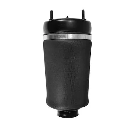Black rubber front air spring with metal end caps, Unity 15-112900