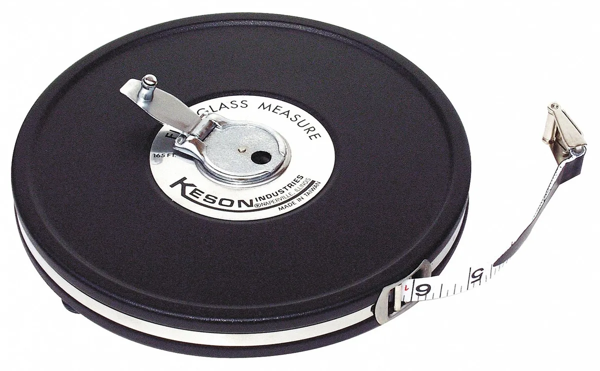 Keson Industries Keson Industries 100 ft 30 m tape measure 1/2 in blade double-sided fiberglass — product photo