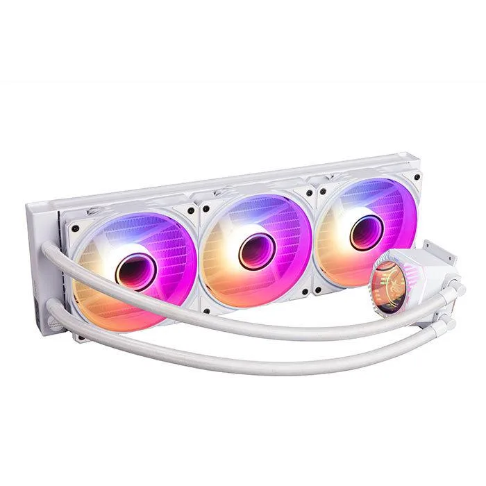 NO. NO. Dragon Scale 360 ARGB Edition White Water Cooling Radiator — product photo