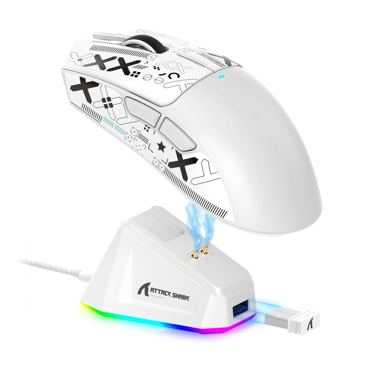  ATTACK SHARK X11 gaming mouse 62 g PAW3311 22000 DPI tri-mode — product photo