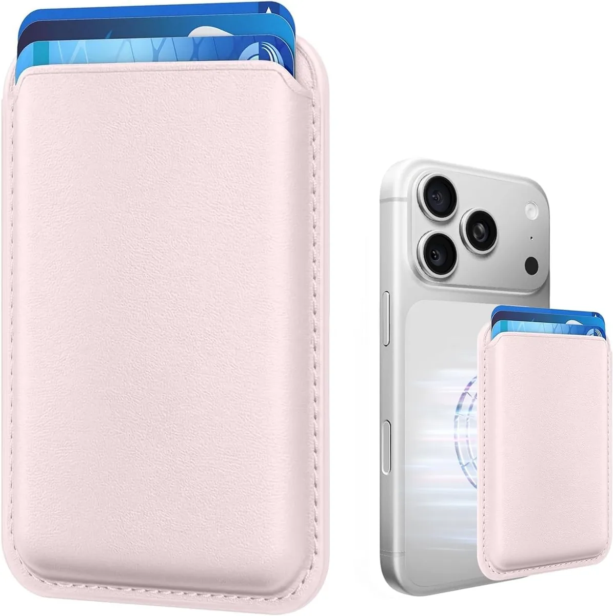  KRTALS Light Pink Magnetic Wallet RFID Leather MagSafe 4200Gs — product photo