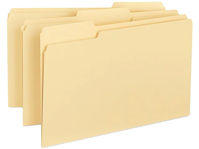 Smead Smead 15339 file folder 1/3 cut legal manila 100 box 11 pt — product photo