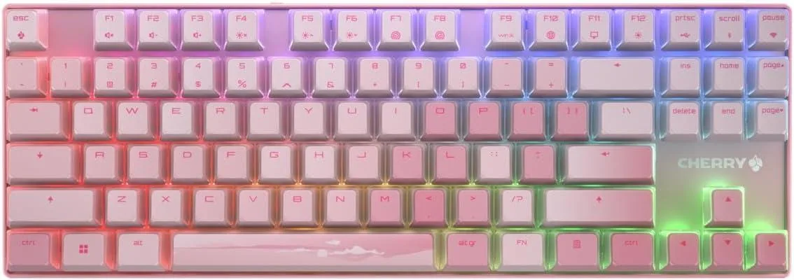 Cherry Cherry MX 8.2 TKL Wireless Gaming Keyboard Pink MX2A Red Switch — product photo