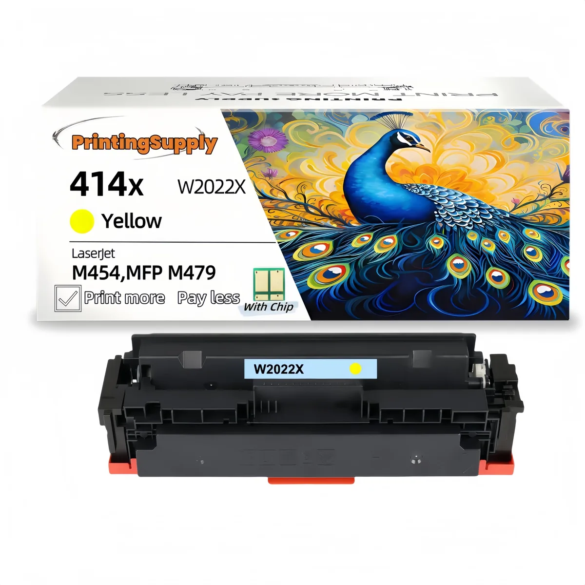 Ninestar Technology Ninestar Technology Yellow Toner Cartridge 414X W2022X High Yield 6000 Pages — product photo