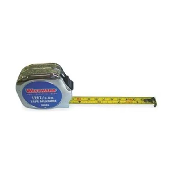 Westward Westward 1MKR5 12 ft tape measure, 1/2 in blade, chrome case — product photo