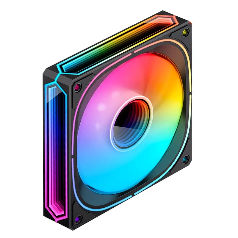 Corn Electronics Corn Electronics FR-505B Reversed 120mm ARGB Case Fan — product photo