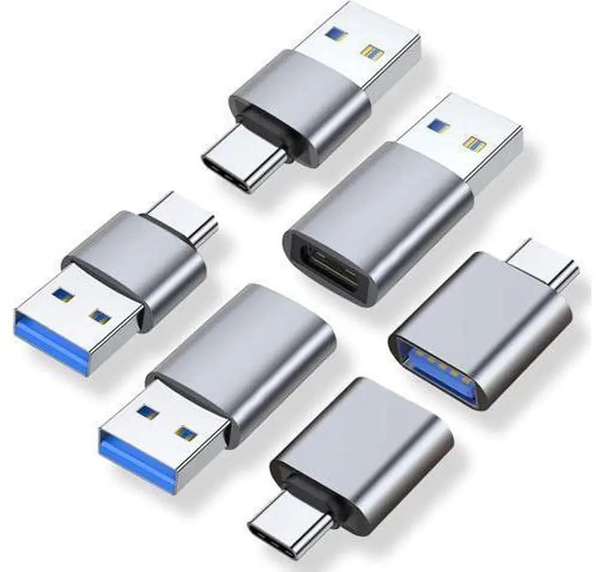SMUGDESK SMUGDESK 6-Pack USB 3.0 Converter Set Grey — product photo