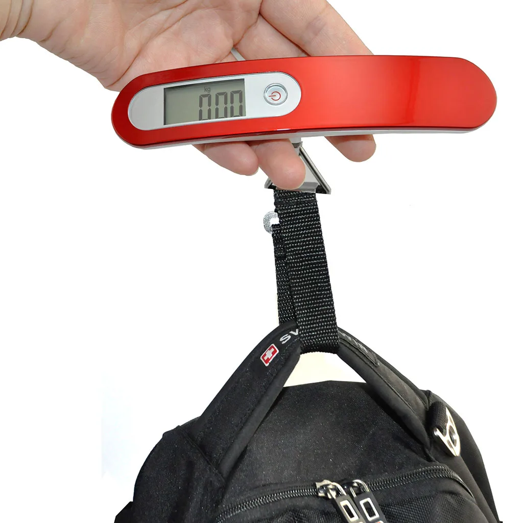iKKEGOL iKKEGOL 50 kg 10 g Digital Luggage Scale Red — product photo