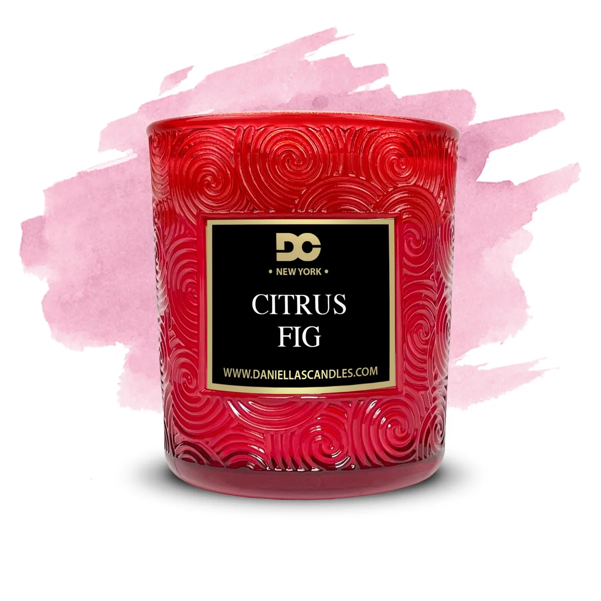 Daniella's Candles Collection Daniella's Candles Collection Citrus and Fig Classy Candle 3x3 home accent — product photo