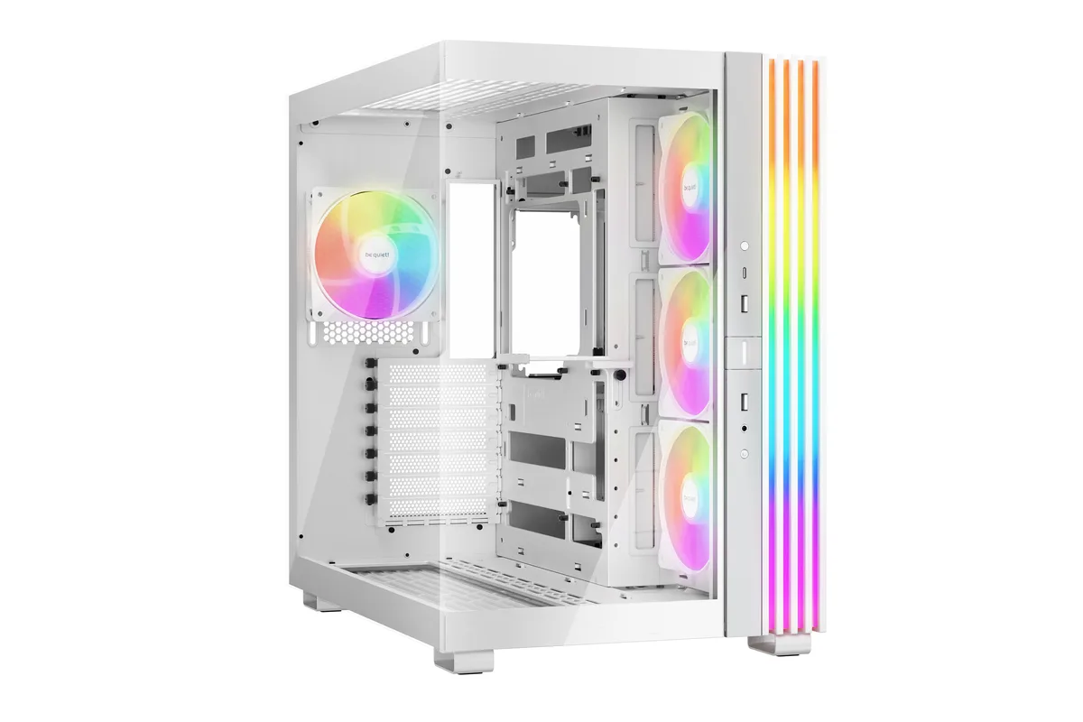 be quiet! be quiet! BGW68 LIGHT BASE 600 LX White PC case — product photo