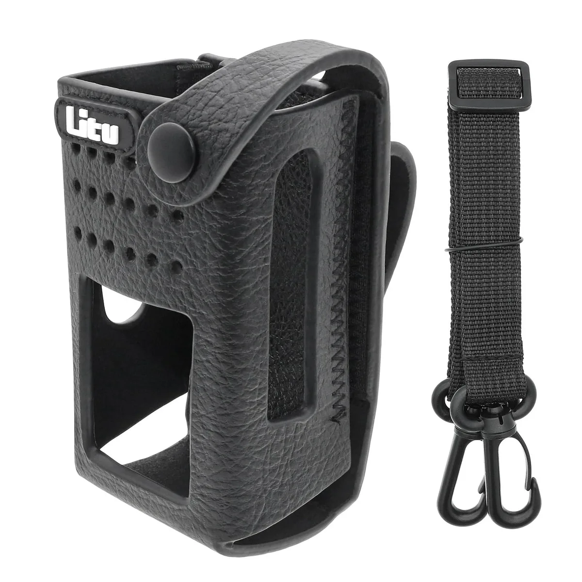 Cameron Sino leather case 3" D-ring Motorola DP3000e DP3441e DP3661E XiR E8608i E8628i E8668 P8600 — product photo