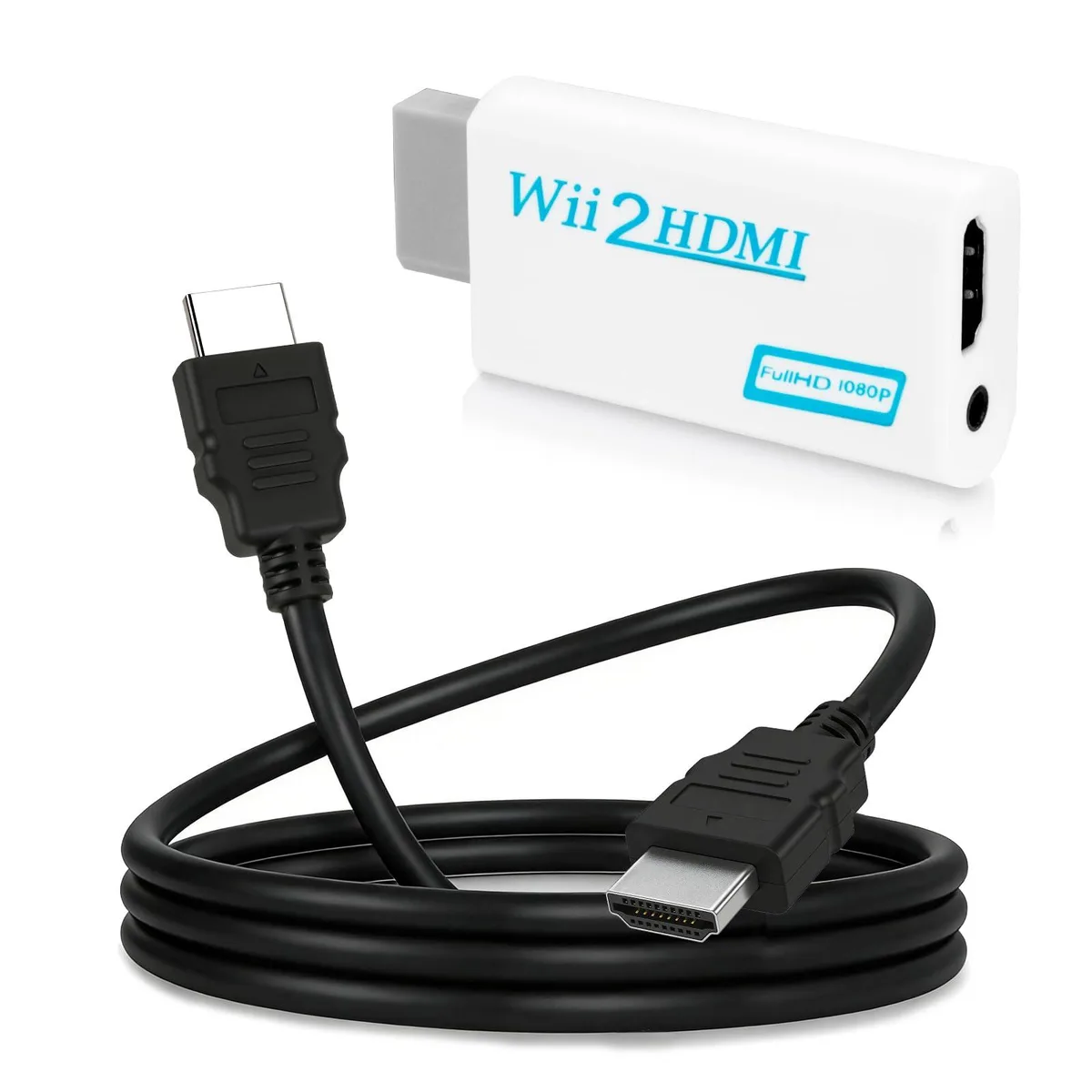  GLCONN Wii to HDMI Adapter with 5FT Cable White — product photo