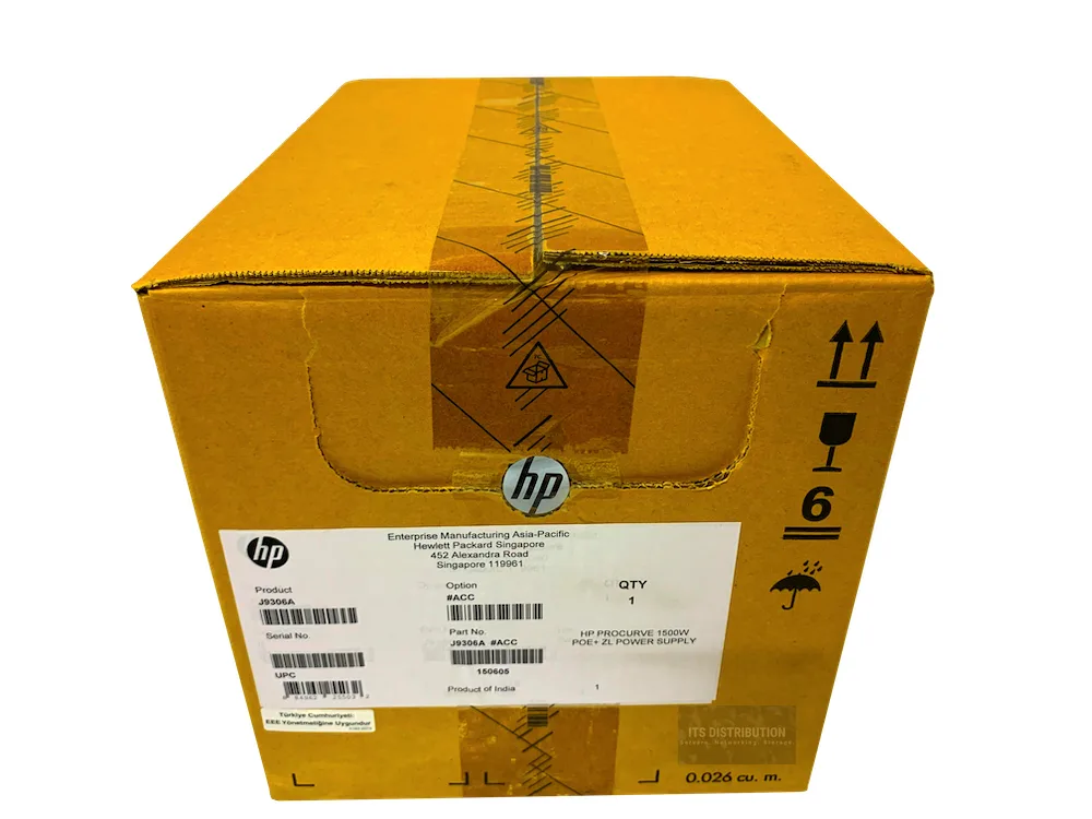 HPE HPE J9306A#ABA 1500 W Redundant Power Supply — product photo
