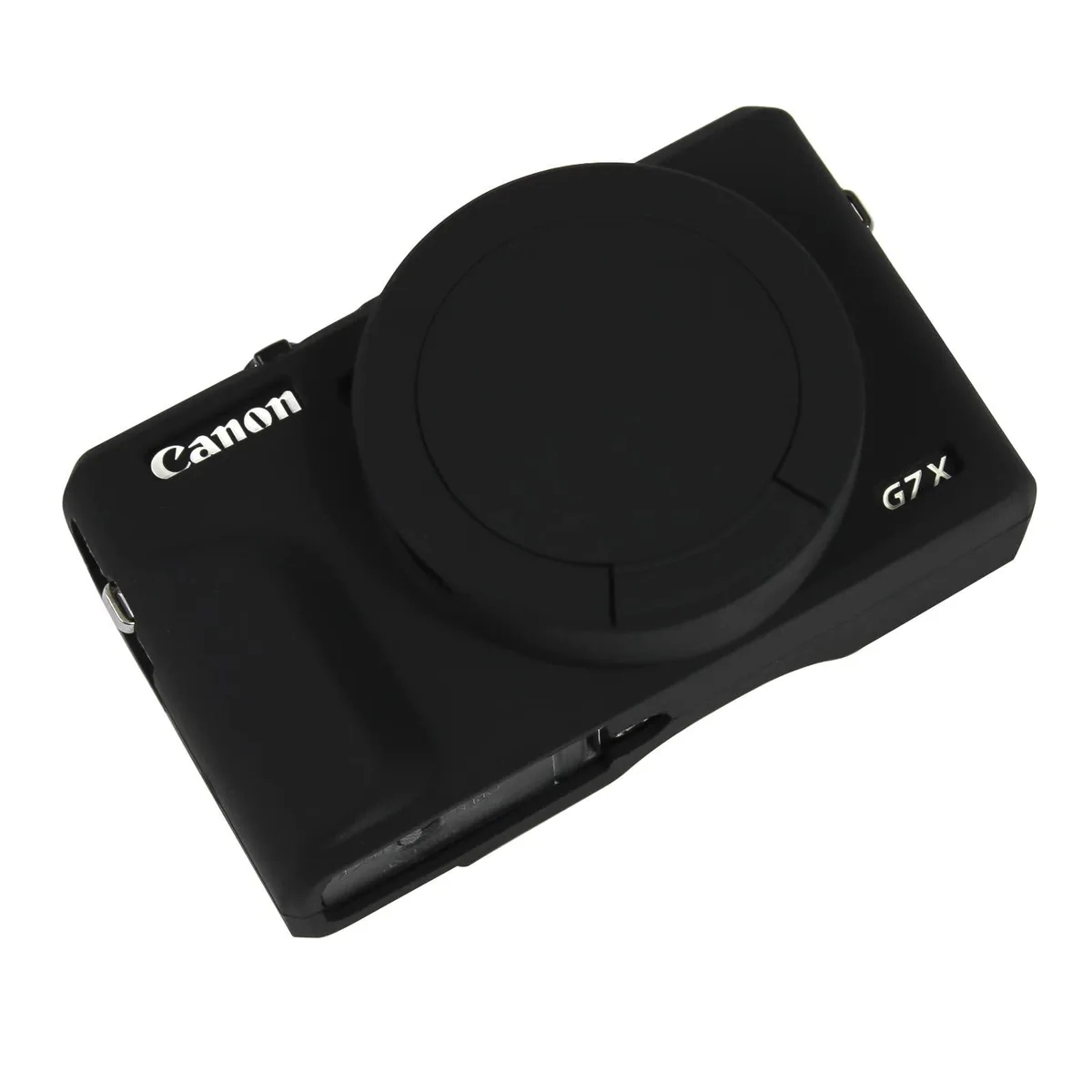 Easy Hood Silicone Camera Case for Canon PowerShot G7 X Mark III (Black) — product photo